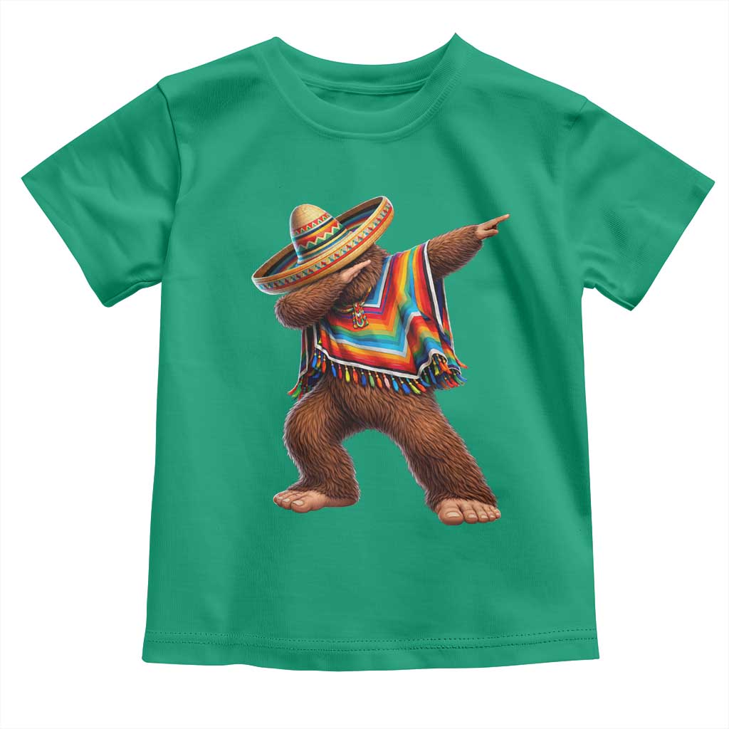 Mexican Bigfoot Dabbing Cinco de Mayo Funny Fiesta Toddler T Shirt TS11 Irish Green Print Your Wear