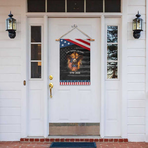 Faith Freedom 250 Years Patriotic Garden Flag Christian USA Independence 1776 2026 Bald Eagle TS11 Print Your Wear