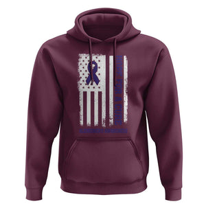 Alzheimer's Awareness Hoodie Hope For A Cure Alzheimer's Supporter TS11 Maroon Print Your Wear