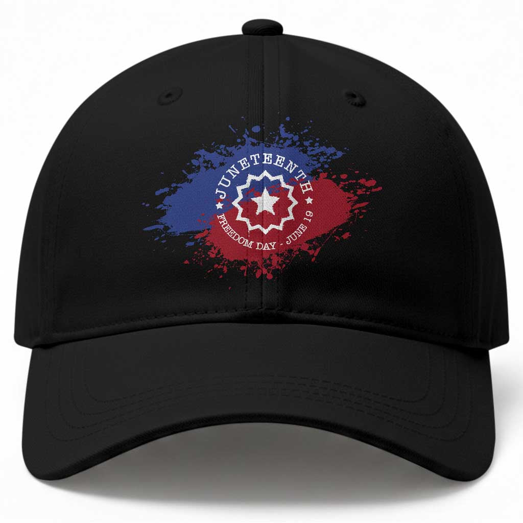 Juneteenth Freedom Day June 19 1865 Baseball Cap Juneteenth Flag