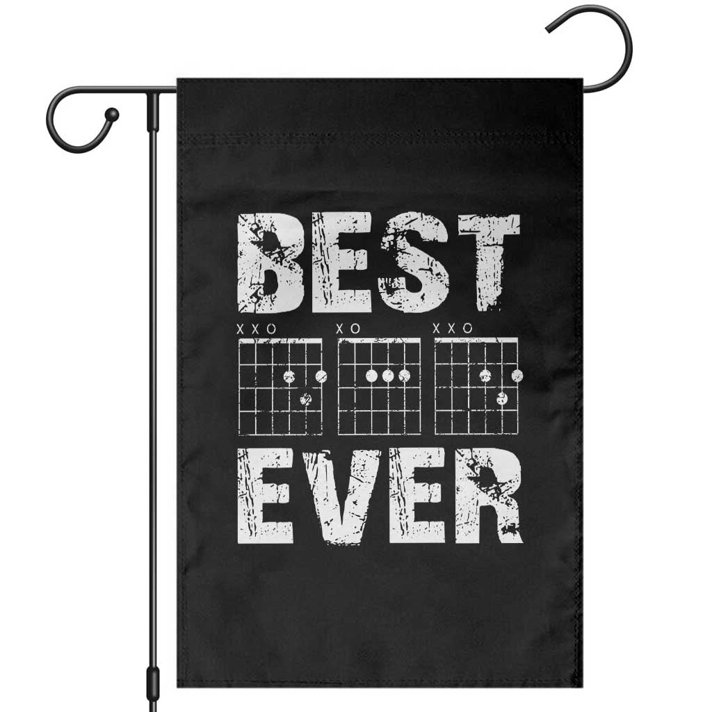 Guitar Father Garden Flag Funny Best Dad Ever D A D Chord Gifts Guitarist Papa TS11 Black Print Your Wear