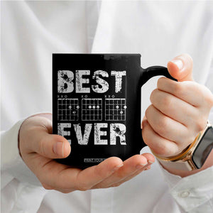 Guitar Father Coffee Mug Funny Best Dad Ever D A D Chord Gifts Guitarist Papa TS11 Print Your Wear