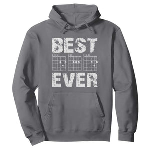 Guitar Father Hoodie Funny Best Dad Ever D A D Chord Gifts Guitarist Papa TS11 Charcoal Print Your Wear