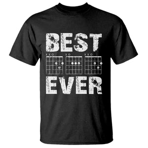 Guitar Father T Shirt Funny Best Dad Ever D A D Chord Gifts Guitarist Papa TS11 Black Print Your Wear