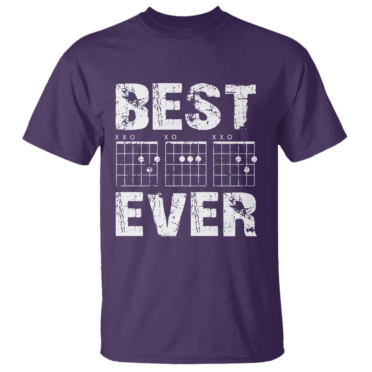 Guitar Father T Shirt Funny Best Dad Ever D A D Chord Gifts Guitarist Papa TS11 Purple Print Your Wear