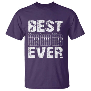 Guitar Father T Shirt Funny Best Dad Ever D A D Chord Gifts Guitarist Papa TS11 Purple Print Your Wear