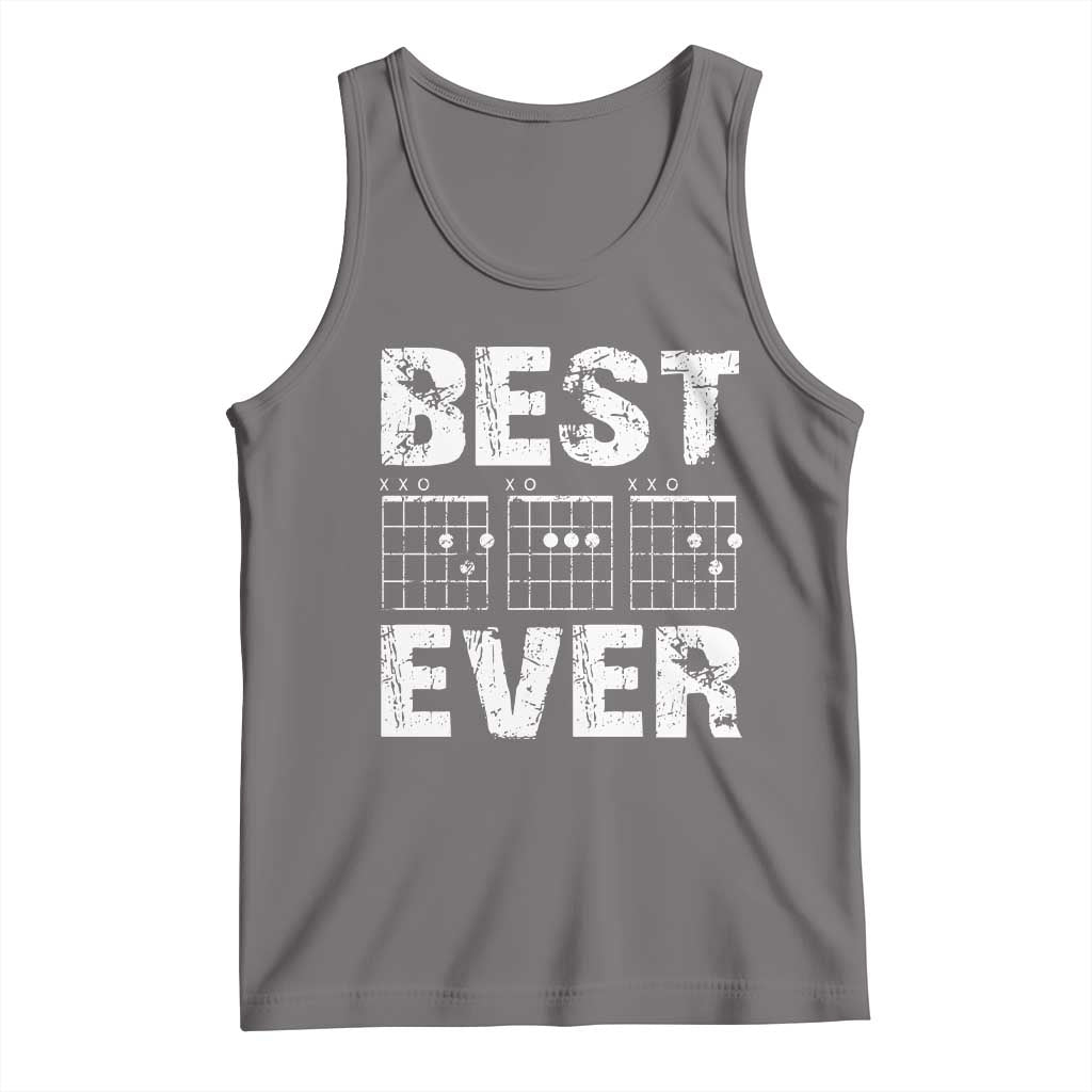 Guitar Father Tank Top Funny Best Dad Ever D A D Chord Gifts Guitarist Papa TS11 Deep Heather Print Your Wear