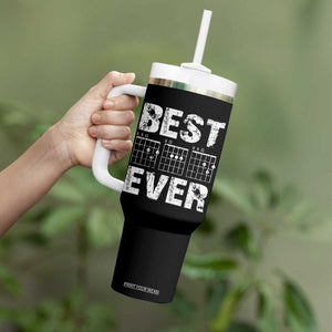 Guitar Father Tumbler With Handle Funny Best Dad Ever D A D Chord Gifts Guitarist Papa TS11 Print Your Wear