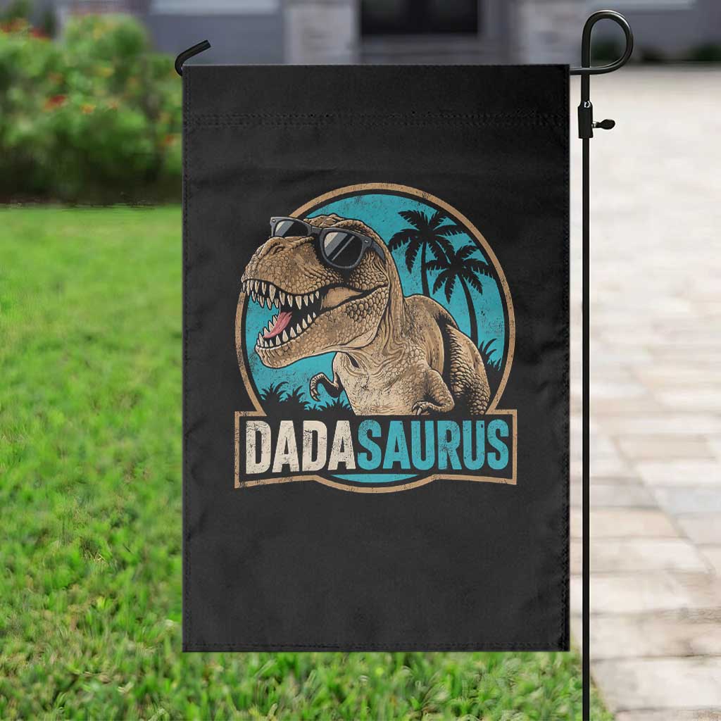 Dinosuar Dad Garden Flag Funny Dadasaurus Fathers Day Family Matching TS11 Print Your Wear