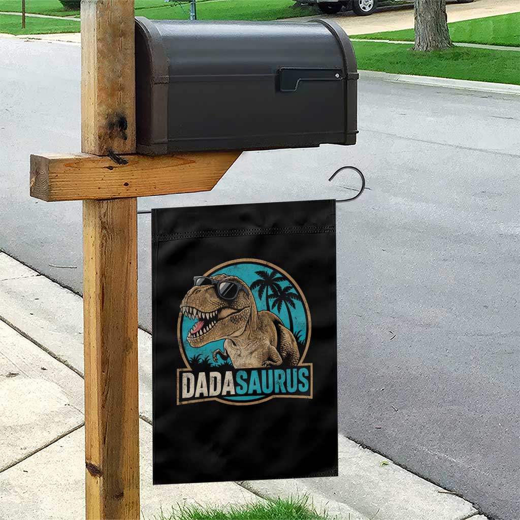 Dinosuar Dad Garden Flag Funny Dadasaurus Fathers Day Family Matching TS11 Print Your Wear