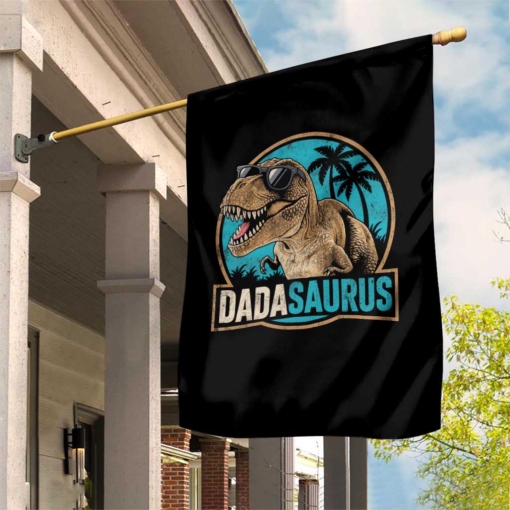 Dinosuar Dad Garden Flag Funny Dadasaurus Fathers Day Family Matching TS11 Print Your Wear