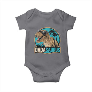Dinosuar Dad Baby Onesie Funny Dadasaurus Fathers Day Family Matching TS11 Charcoal Print Your Wear