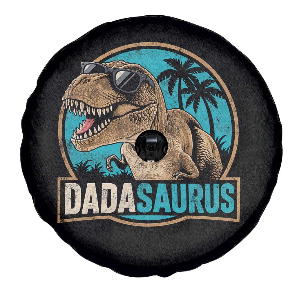 Dinosuar Dad Spare Tire Cover Funny Dadasaurus Fathers Day Family Matching TS11 Print Your Wear