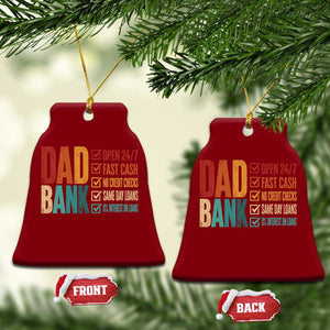 Dad Bank Ceramic Ornament Open 24 7 Fast Cash Funny Father's Day Gifts TS11 Print Your Wear