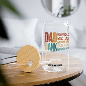 Dad Bank Glass Can Open 24 7 Fast Cash Funny Father's Day Gifts TS11 Print Your Wear