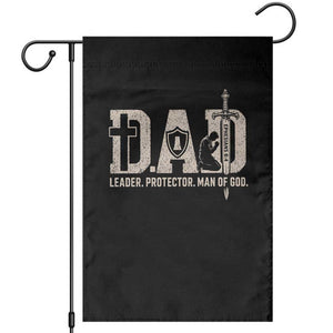 Christian Dad Garden Flag Father Leader Protector Man Of God TS11 Black Print Your Wear