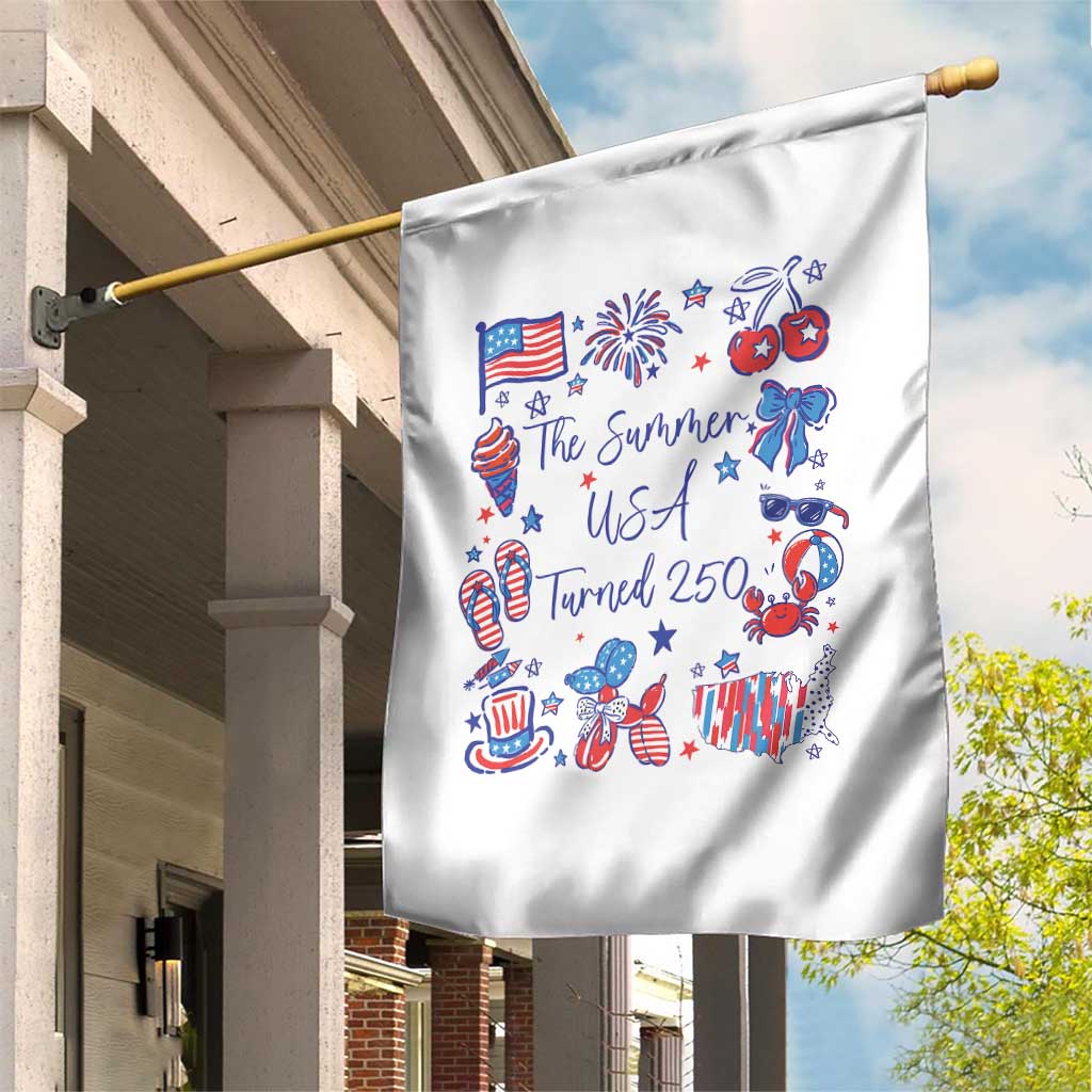 The Summer USA Turned 250 1776 2026 4th of July Garden Flag TS11 Print Your Wear