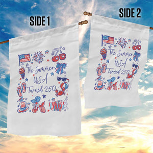 The Summer USA Turned 250 1776 2026 4th of July Garden Flag TS11 Print Your Wear