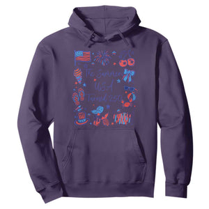 The Summer USA Turned 250 1776 2026 4th of July Hoodie TS11 Purple Print Your Wear