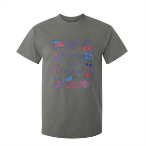 The Summer USA Turned 250 1776 2026 4th of July T Shirt For Kid TS11 Military Green Print Your Wear