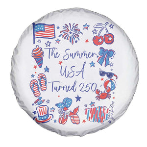 The Summer USA Turned 250 1776 2026 4th of July Spare Tire Cover TS11 Print Your Wear