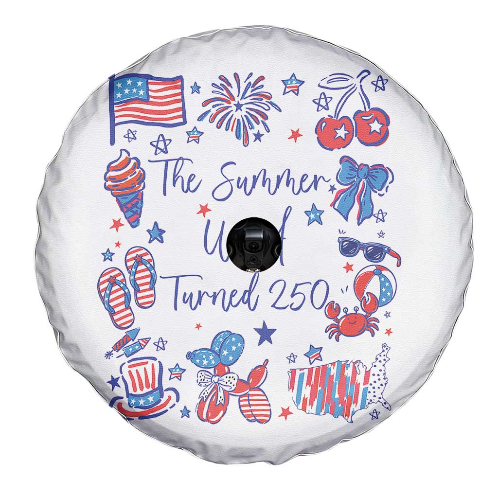 The Summer USA Turned 250 1776 2026 4th of July Spare Tire Cover TS11 Print Your Wear