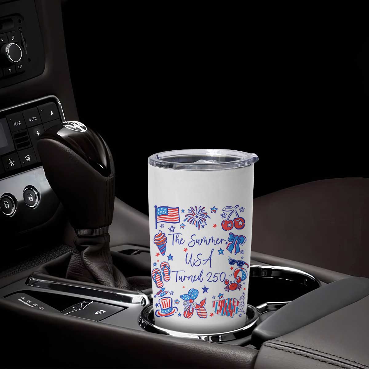 The Summer USA Turned 250 1776 2026 4th of July Tumbler Cup TS11 Print Your Wear