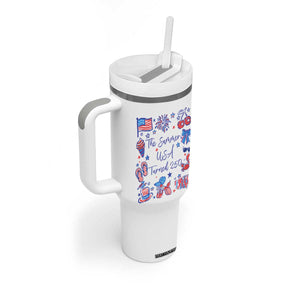 The Summer USA Turned 250 1776 2026 4th of July Tumbler With Handle TS11 Print Your Wear