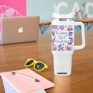 The Summer USA Turned 250 1776 2026 4th of July Tumbler With Handle TS11 Print Your Wear