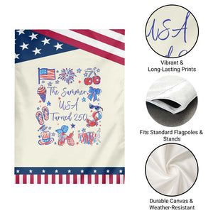 The Summer USA Turned 250 1776 2026 4th of July Patriotic Garden Flag TS11 Print Your Wear