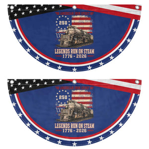 Train USA 250th Anniversary Patriotic Fan Flag American Iron Spirit Steam Locomotive Railroad Train Engine TS11 2pcs pack Classic Navy Print Your Wear