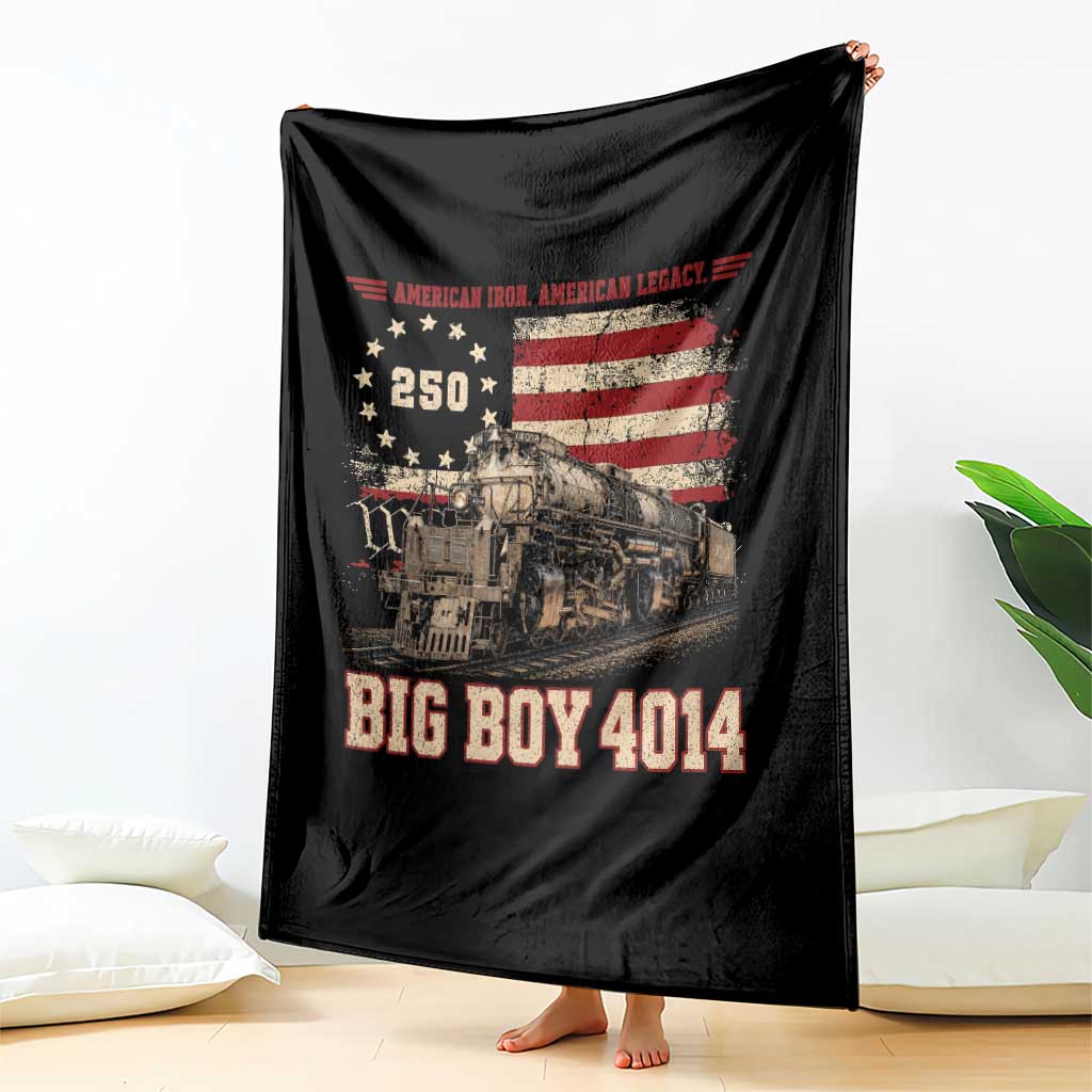 Train USA 250th Anniversary Throw Blanket American Iron Legacy Steam Locomotive Railroad Train Engine TS11 Print Your Wear
