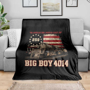 Train USA 250th Anniversary Throw Blanket American Iron Legacy Steam Locomotive Railroad Train Engine TS11 Print Your Wear