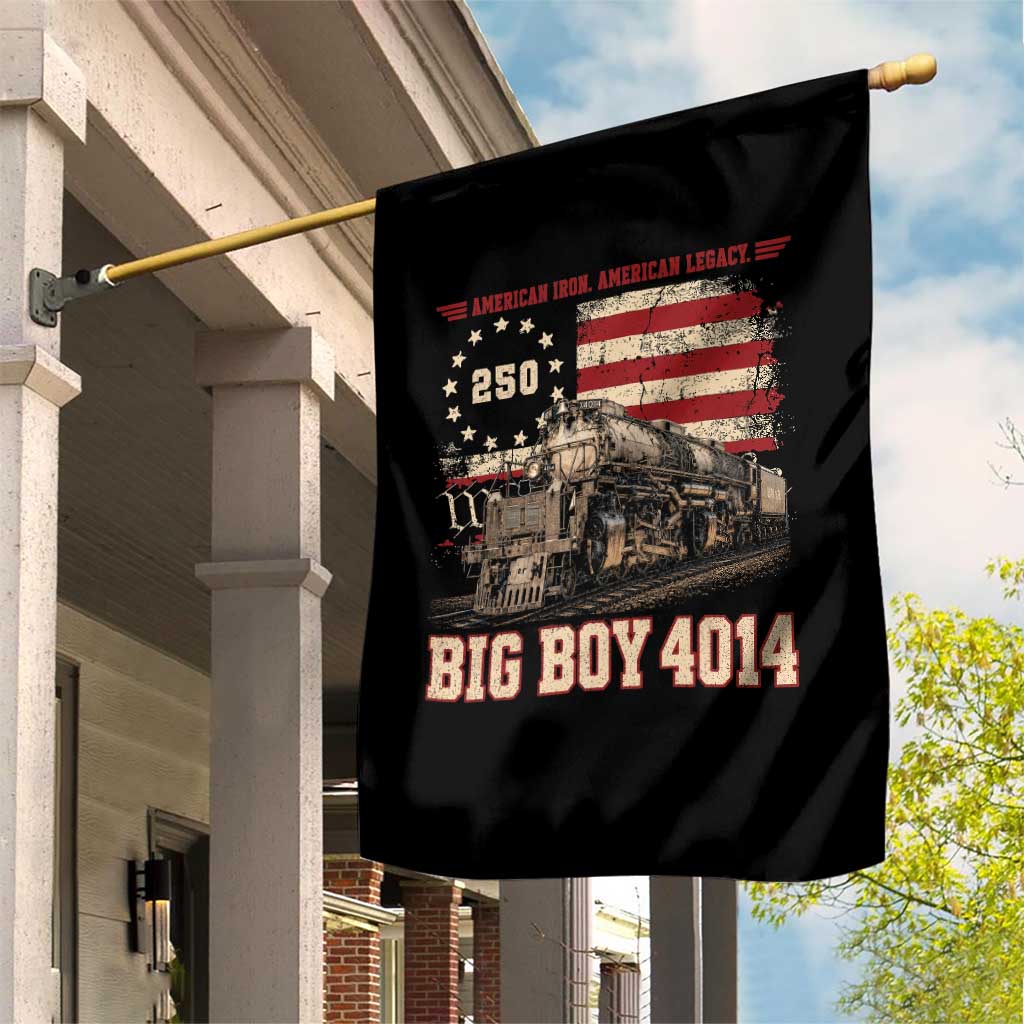 Train USA 250th Anniversary Garden Flag American Iron Legacy Steam Locomotive Railroad Train Engine TS11 Print Your Wear