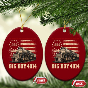 Train USA 250th Anniversary Ceramic Ornament American Iron Legacy Steam Locomotive Railroad Train Engine TS11 Print Your Wear