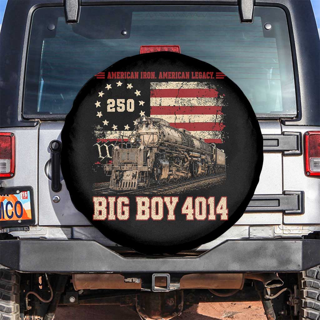 Train USA 250th Anniversary Spare Tire Cover American Iron Legacy Steam Locomotive Railroad Train Engine TS11 No hole Black Print Your Wear