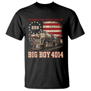 Train USA 250th Anniversary T Shirt American Iron Legacy Steam Locomotive Railroad Train Engine TS11 Black Print Your Wear