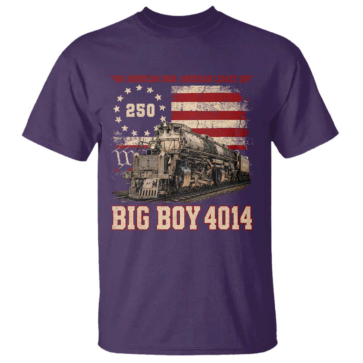 Train USA 250th Anniversary T Shirt American Iron Legacy Steam Locomotive Railroad Train Engine TS11 Print Your Wear