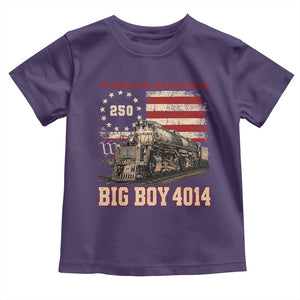 Train USA 250th Anniversary Toddler T Shirt American Iron Legacy Steam Locomotive Railroad Train Engine TS11 Purple Print Your Wear
