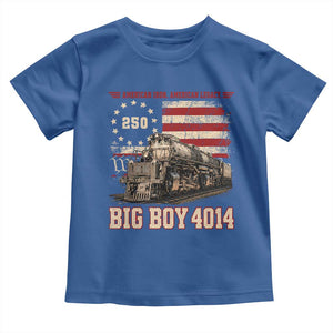 Train USA 250th Anniversary Toddler T Shirt American Iron Legacy Steam Locomotive Railroad Train Engine TS11 Royal Blue Print Your Wear