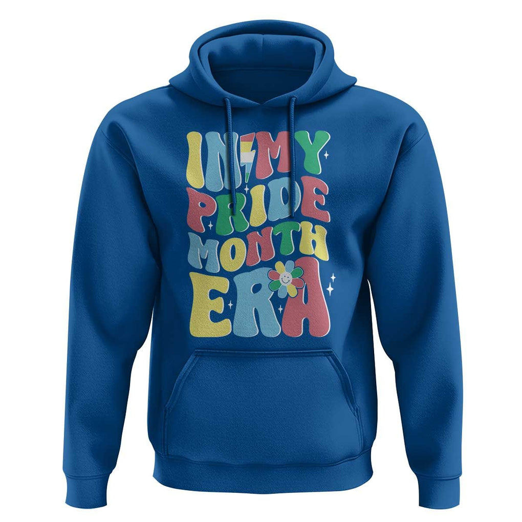 Disability Pride Month Hoodie In My Pride Month Era Retro Groovy Flower TS11 Royal Blue Print Your Wear