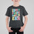 Disability Pride Month T Shirt For Kid In My Pride Month Era Retro Groovy Flower TS11 Black Print Your Wear