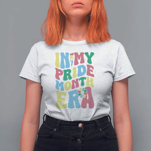 Disability Pride Month T Shirt For Women In My Pride Month Era Retro Groovy Flower TS11 White Print Your Wear