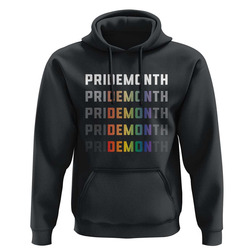 LGBT Pride Month Hoodie LGBT Supporter TS11 Black Print Your Wear