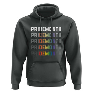 LGBT Pride Month Hoodie LGBT Supporter TS11 Dark Heather Print Your Wear