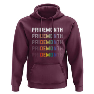LGBT Pride Month Hoodie LGBT Supporter TS11 Maroon Print Your Wear