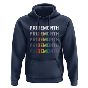 LGBT Pride Month Hoodie LGBT Supporter TS11 Navy Print Your Wear