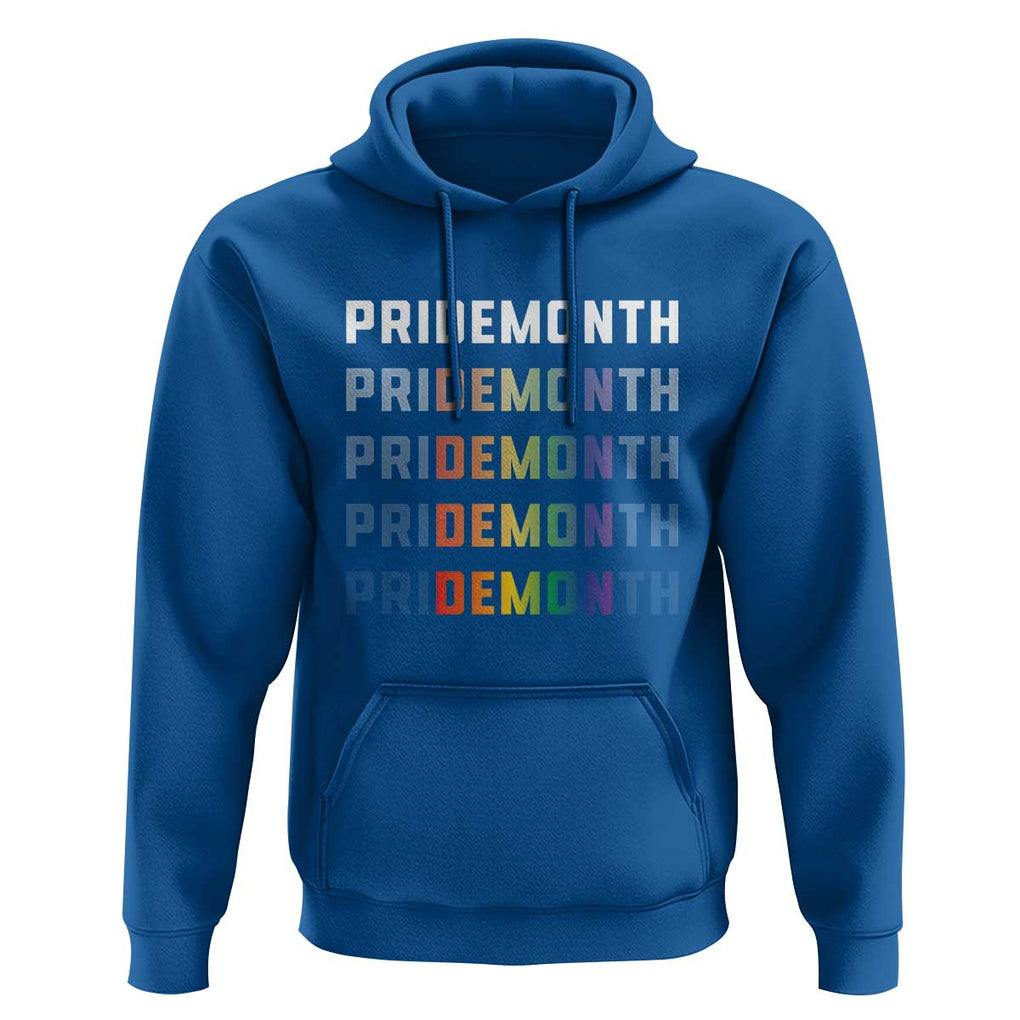 LGBT Pride Month Hoodie LGBT Supporter TS11 Royal Blue Print Your Wear
