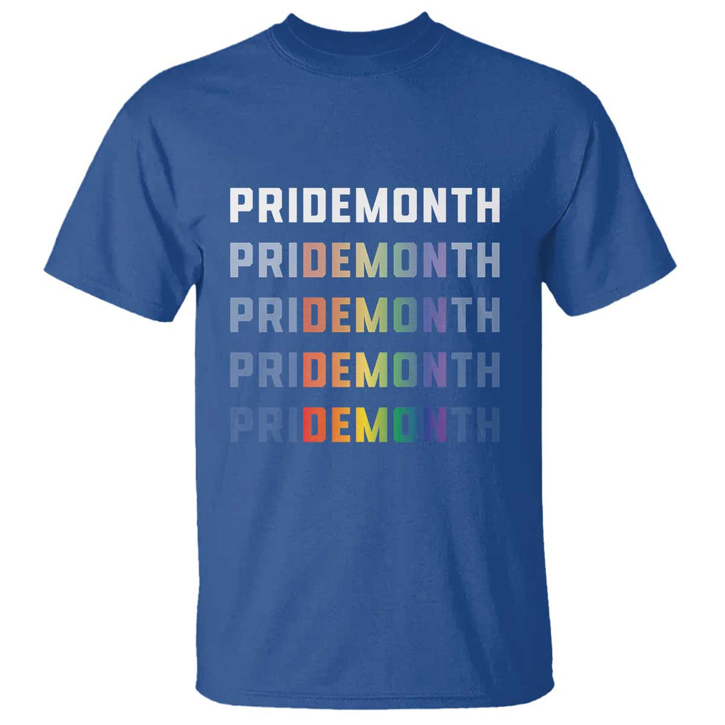 LGBT Pride Month T Shirt LGBT Supporter TS11 Royal Blue Print Your Wear