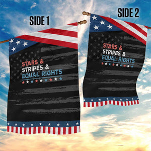 Stars Stripes And Equal Rights Garden Flag 4th Of July Women's Rights TS11 Print Your Wear